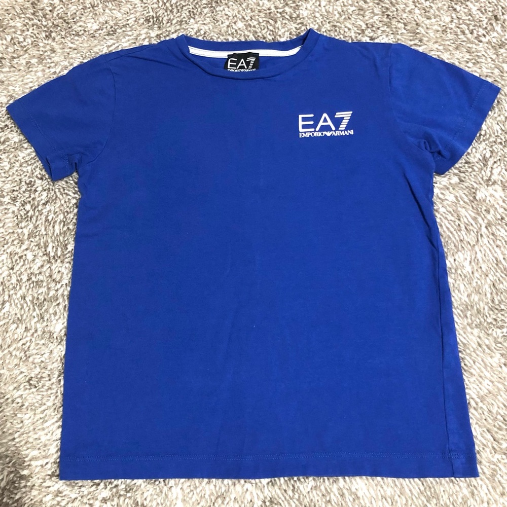 Emporio Armani Kids EA7 Royal Blue Tee